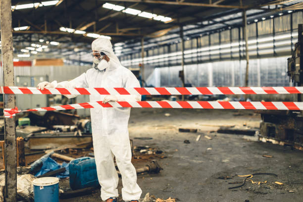 Professional Biohazard technician working in Wadsworth, IL